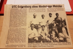 Zeitungsbericht 80-er Jahre